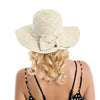 SALYBABY Summer Cute Straw Bow-Knot Sun Protection Hat