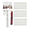 3pcs Wall Mount Ring Bracelet Necklace Hanger Jewelry Organizer