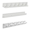 3pcs Wall Mount Ring Bracelet Necklace Hanger Jewelry Organizer