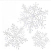 15Pcs Christmas Snowflakes Tree Ornaments Home Party Holiday Festival Decor