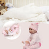 AK896 Handmade Lifelike Reborn Baby Girl Doll Silicone Vinyl Newborn Dolls+ Clothes