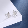 S925 Sterling Silver TYL M Shape Earrings