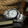 WINNER Men Fashion Date Shows Stainless Steel with Automatic Mechanical Watch