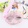 Lace Feather Fancy Dress Ball Mask Girl Half Face Ball Head
