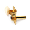 Gold Plated 2R2L Tuning Peg Machine Head Tuner for Ukulele Concave Button