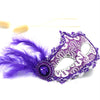 Lace Feather Fancy Dress Ball Mask Girl Half Face Ball Head