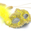 Lace Feather Fancy Dress Ball Mask Girl Half Face Ball Head