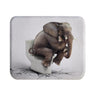 Elephant thinker Super Soft Non-Slip Bath Door Mat Machine Washable