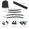 100lbs Fitness Resistance Bands Set for Arms Legs Strength and Agility Workout Equipment Boxing Basketball Jump Force Training
