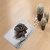 Elephant thinker Super Soft Non-Slip Bath Door Mat Machine Washable