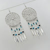 Fashionable Gold and Silver Bohemian Long Tassels Earrings