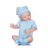 Mini Blue 10inch Reborn Baby  Dolls Full Silicone Baby Doll Body