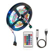 ZDM  USB 5V Flexible Discoloration RGB 2835 LED String Lamp with Remote Control