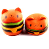 Jumbo Squishy Burger Cat Toys