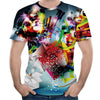 New Fashion Gift Flower 3D Printed Men's Short Sleeve T-shirt