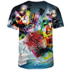 New Fashion Gift Flower 3D Printed Men's Short Sleeve T-shirt