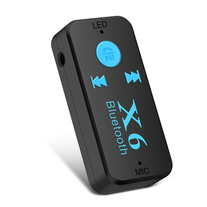ZIQIAO X6 USB Wireless Bluetooth Music Audio Receiver 3.5mm Jack Dongle Adapter