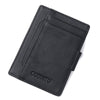 GUBINTU 414 Money Clip Cowhide Genuine Leather Wallet RFID Card Holder