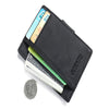 GUBINTU 414 Money Clip Cowhide Genuine Leather Wallet RFID Card Holder