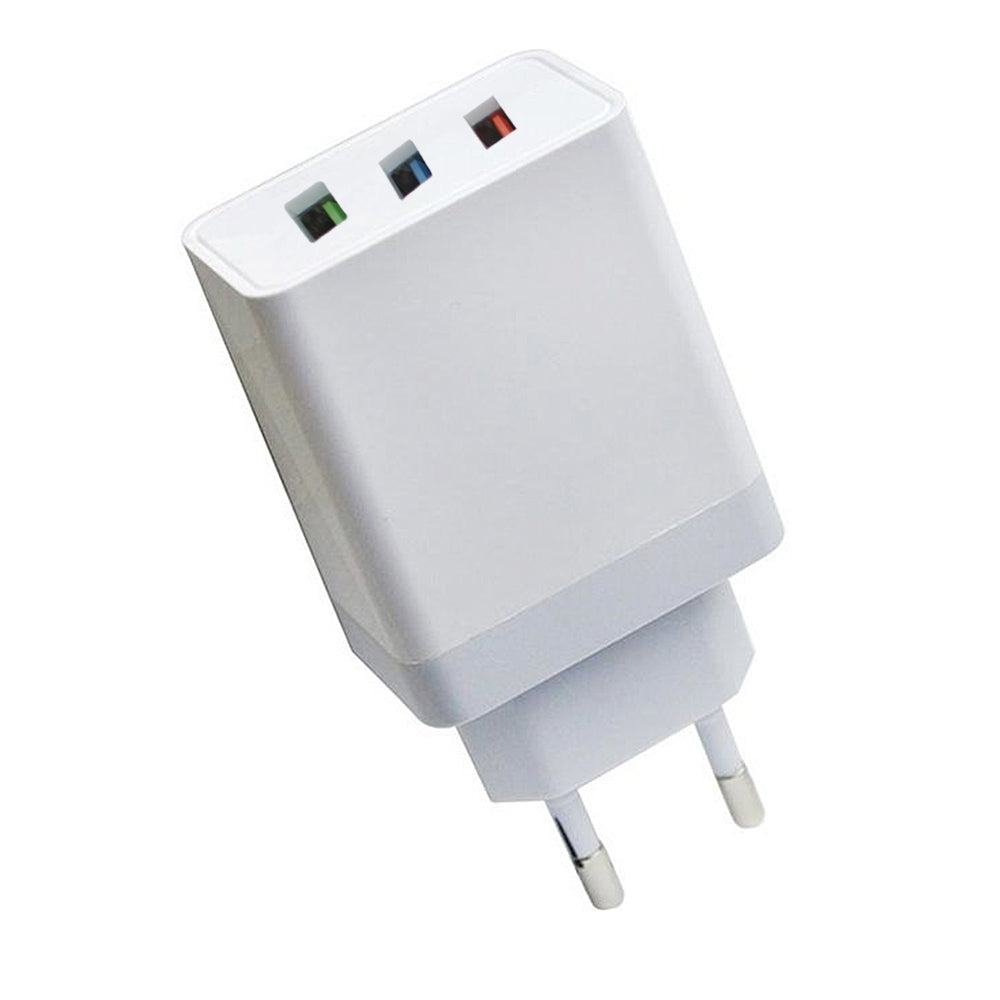Minismile 5V 2.4A 3 USB Port Fast Home USB Power Travel Charger for iPhone
