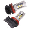 Japan Custom Focus Lens 80W H8 H9 H11 6000K Warm White Fog Light