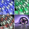Jiawen 5m 5050 RGBW LED Light Strip + Remote Controller + 12V 2A Power Supply RGB + White Indoor for Decoration
