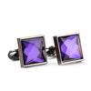 Men's Crystal Zircon Fine Design Square Cuff Buttons Accessory