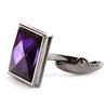 Men's Crystal Zircon Fine Design Square Cuff Buttons Accessory