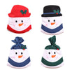 Christmas Snowman Chair Covers Home Decoration Dinner