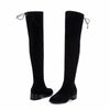 New Fashion Low Heel Comfortable Female Stretch Boots