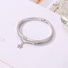 Bracelet Rose Golden Pentagon Diamond Metal Bracelet for Literature Art Students