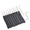 LOCKMALL Stainless Steel Unlocking 9-LOCK Pick + 2-TOOL Set