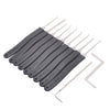 LOCKMALL Stainless Steel Unlocking 9-LOCK Pick + 2-TOOL Set