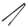 Barbecue Charcoal Tongs Anti-hot Metal Grill Carbon Food Clip with Hanging Loop