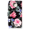 Wkae Glossy Embossed Leather Case Cover for MOTO C
