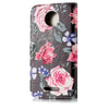 Wkae Glossy Embossed Leather Case Cover for MOTO C