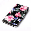 Wkae Glossy Embossed Leather Case Cover for MOTO C