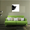 W031 Black Cat Unframed Art Wall Canvas Prints for Home Decoration