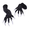 Long Fingernails Gloves Halloween Hollowen Cosplay Costume Hand Sleeve Cuff Claw