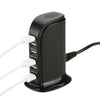 30W Multi 6 Port USB Charger 6A Rapid Charging Station Desktop Travel Hub