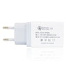Minismile QC3.0 18W Universal Travel EU Plug Quick Charge USB Power Adapter Wall Charger with USB 3.1 Type-C Cable