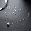 925 Sterling Silver Pearl Pendant Necklace