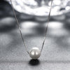 925 Sterling Silver Pearl Pendant Necklace