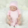 Mini pink 10inch Reborn Baby  Dolls Full Silicone Baby Doll Body