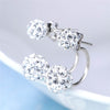 Female Fashion Minimalist Princess Diamond Earrings