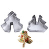 3D Christmas Stereo Cookies Cake Molds Stainless Steel Cookies Molds
