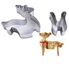 3D Christmas Stereo Cookies Cake Molds Stainless Steel Cookies Molds
