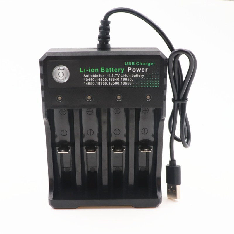 18650 Battery Charger Fast Charging for 18650 14500 16340 26650