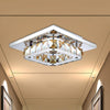 Modern Simple Creative Style LED Crystal  Flush Mount Square Shape for Living Dining Room Bedrooms
