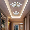 Modern Simple Creative Style LED Crystal  Flush Mount Square Shape for Living Dining Room Bedrooms